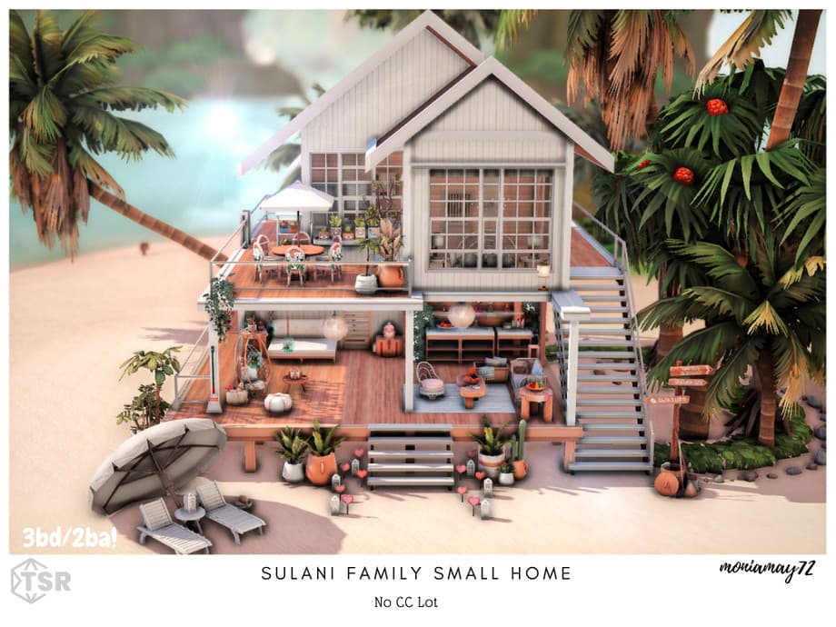 Скриншот мода Дом Sulani Family Small Home (no CC)